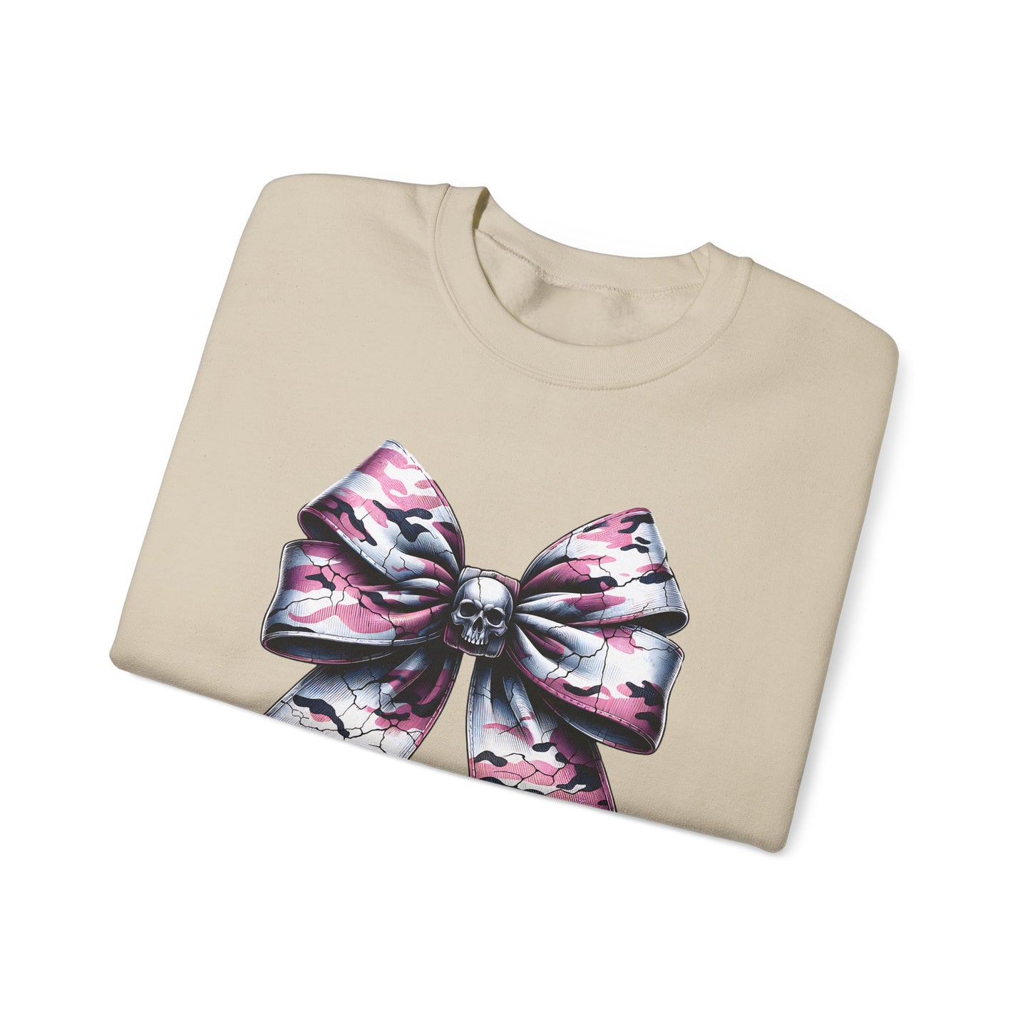Pink Camo Bow Sweatshirt, Coquette Valentine's Day Heart Bow Sweatshirt, Retro Valentine Shirt, Valentines Day Bow Shirt, Coquette Bow T