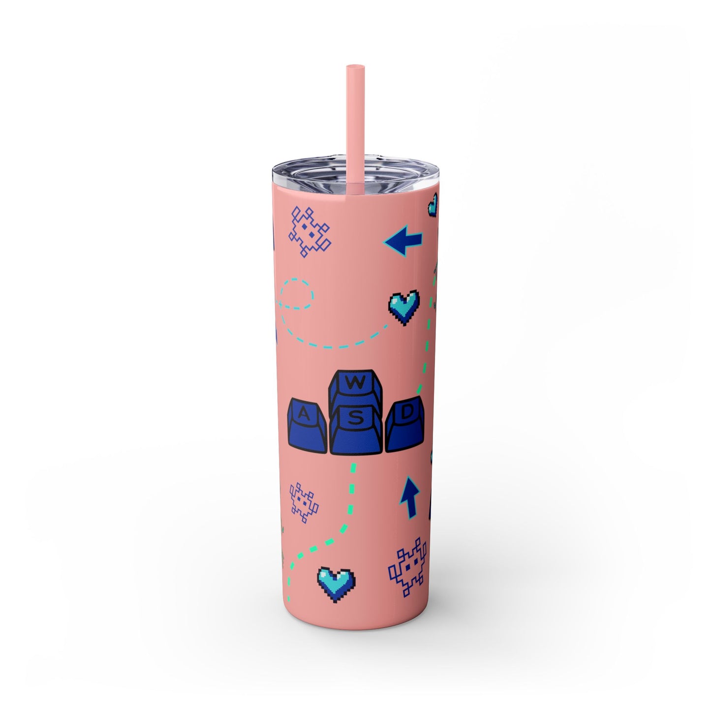 Gaming Tumbler - I Like the Way You Move, 20oz Skinny Tumbler with Straw