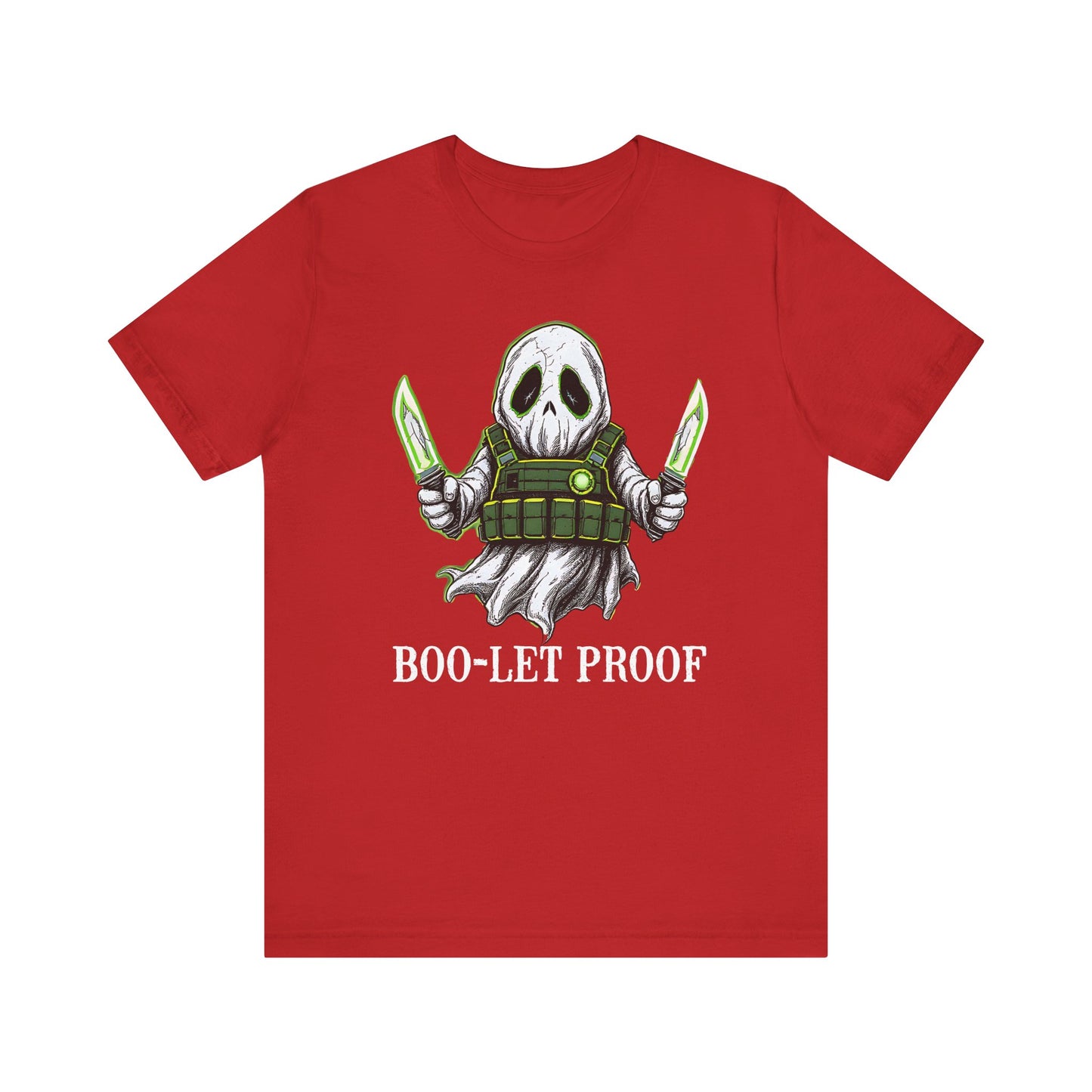 Spooky Ghost Tee, Halloween Shirt- Boo-let Proof Shirt