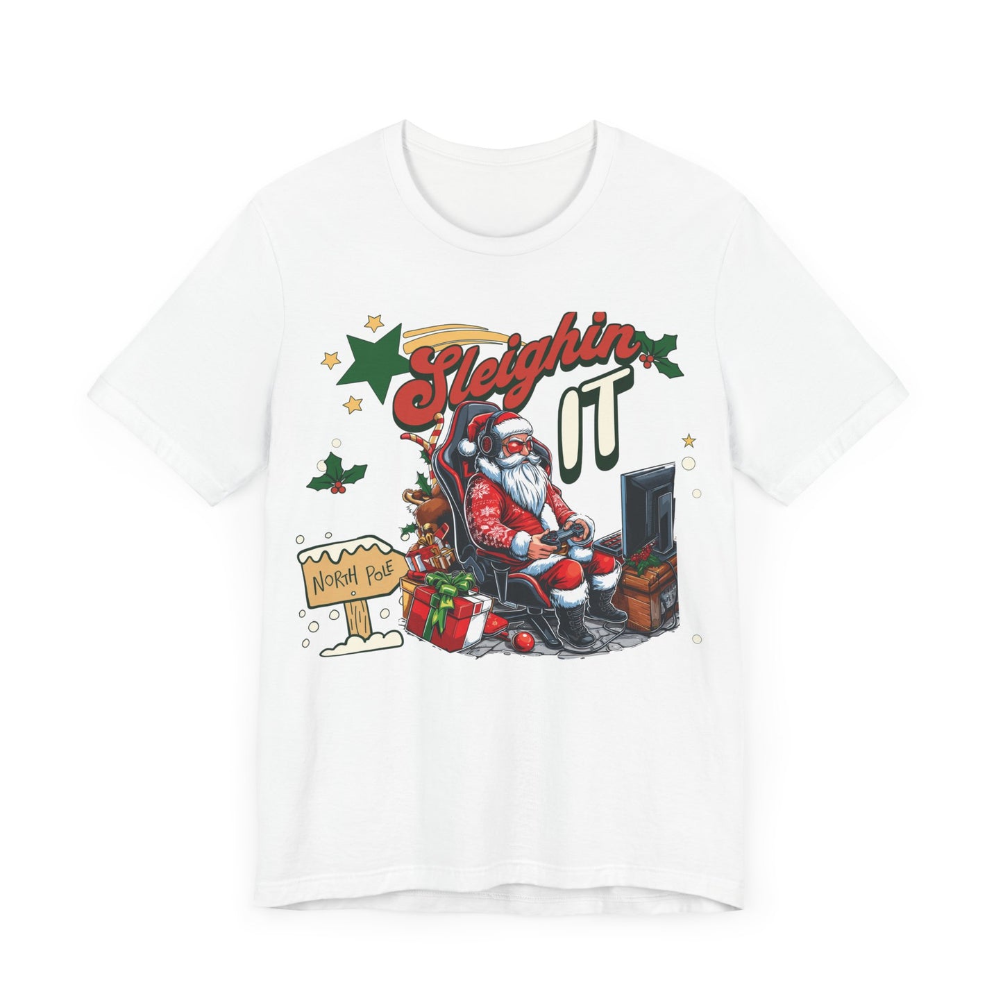 Christmas Santa Family Shirt, Christmas Santa gaming tee