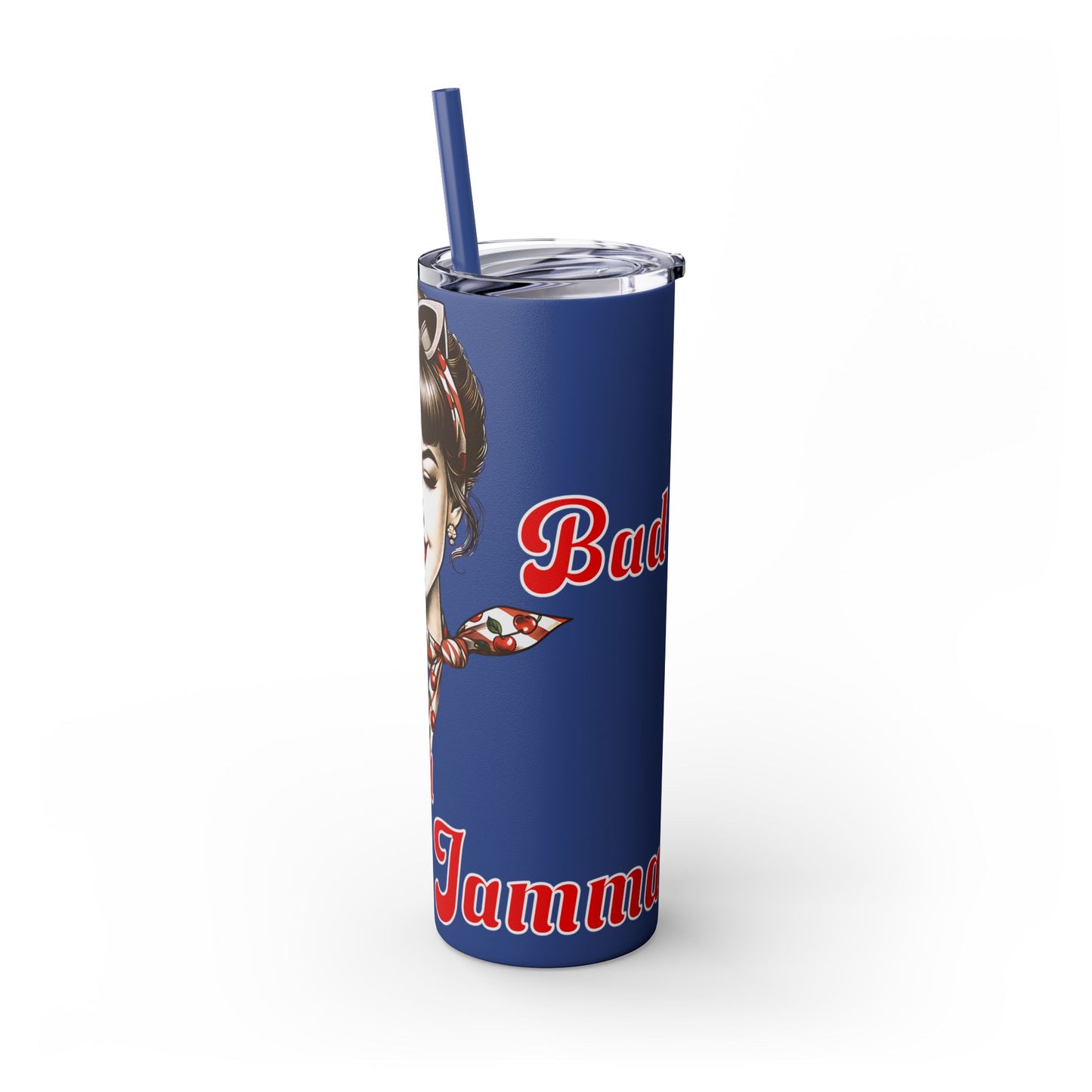 One bad mamma jamma vintage Skinny Tumbler