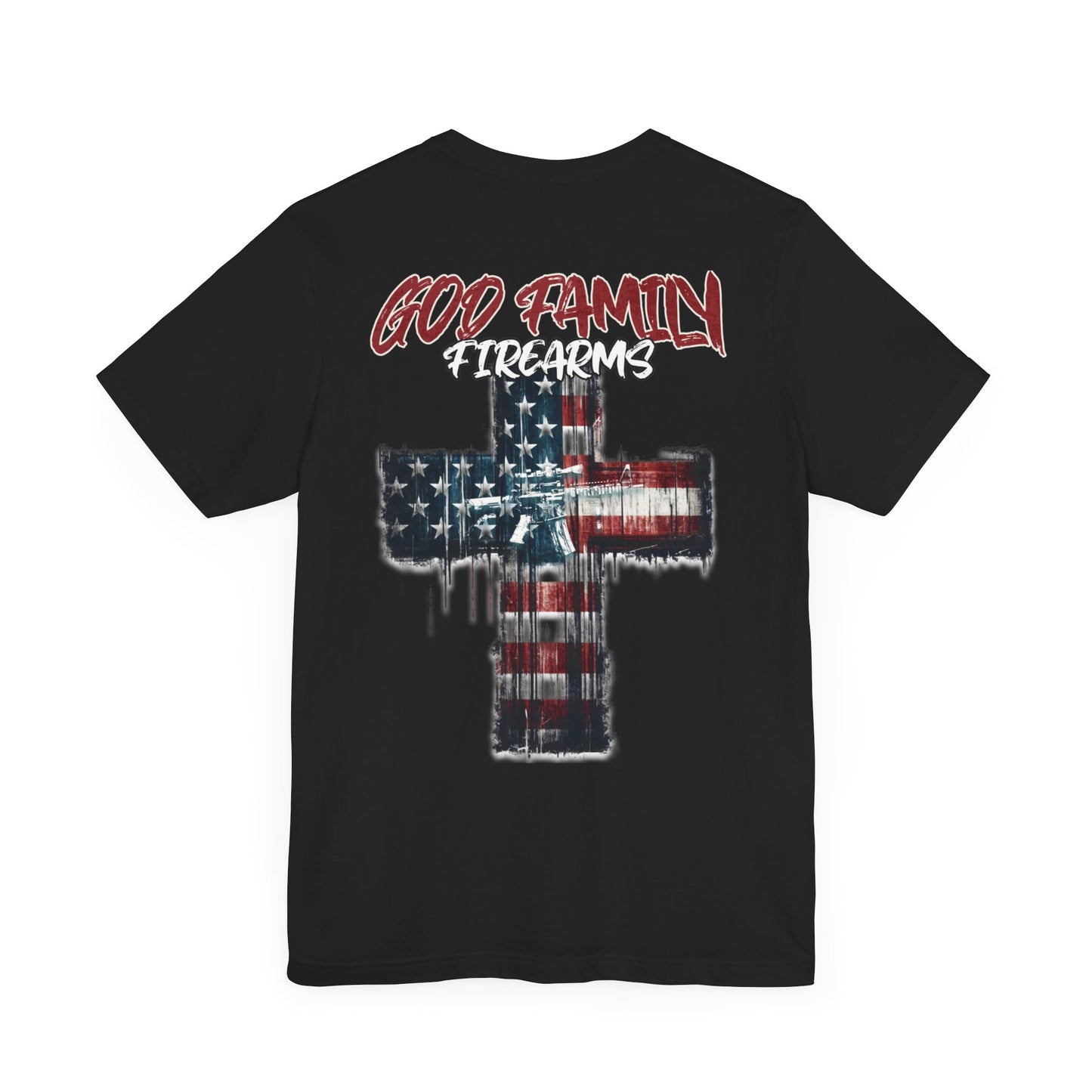 God, family, Firearms - T-Shirt