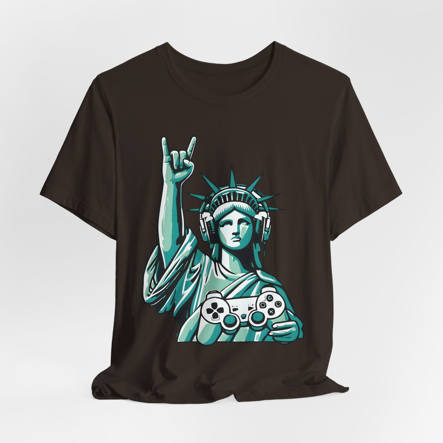 Statue of Liberty Gaming Controller Tee