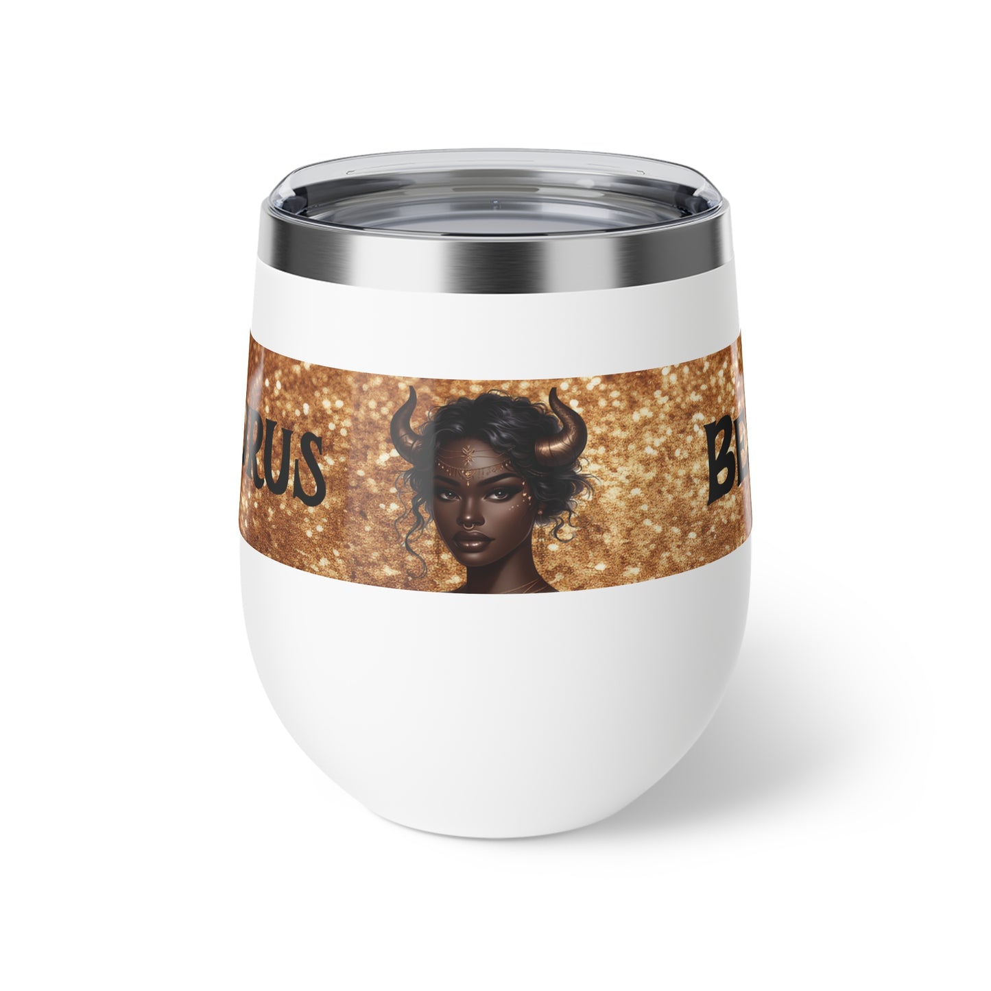 Taurus Beauty Copper Vacuum Insulated Cup, 12oz