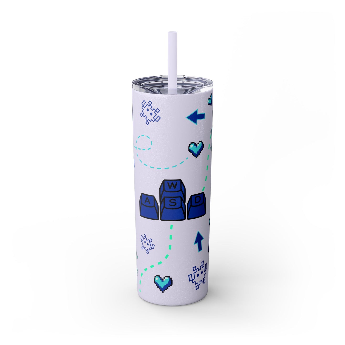 Gaming Tumbler - I Like the Way You Move, 20oz Skinny Tumbler with Straw