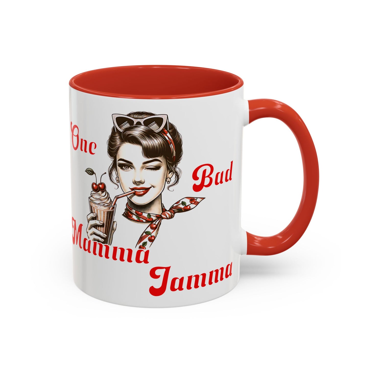 Mug - Vintage Woman One Bad Mamma Jamma