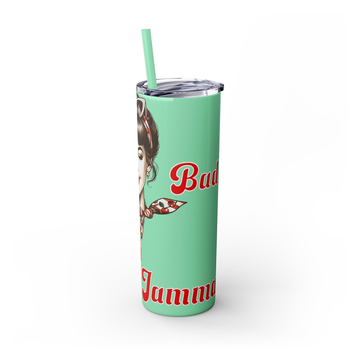 One bad mamma jamma vintage Skinny Tumbler