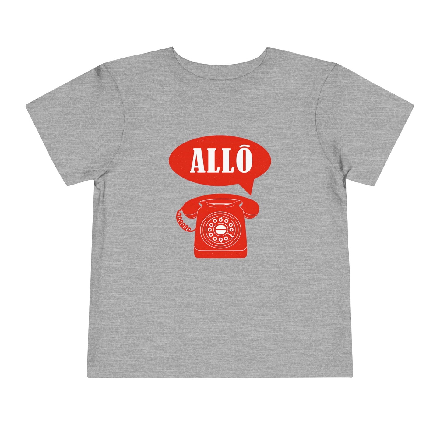 Cute Toddler Short Sleeve Tee- Retro Telephone
