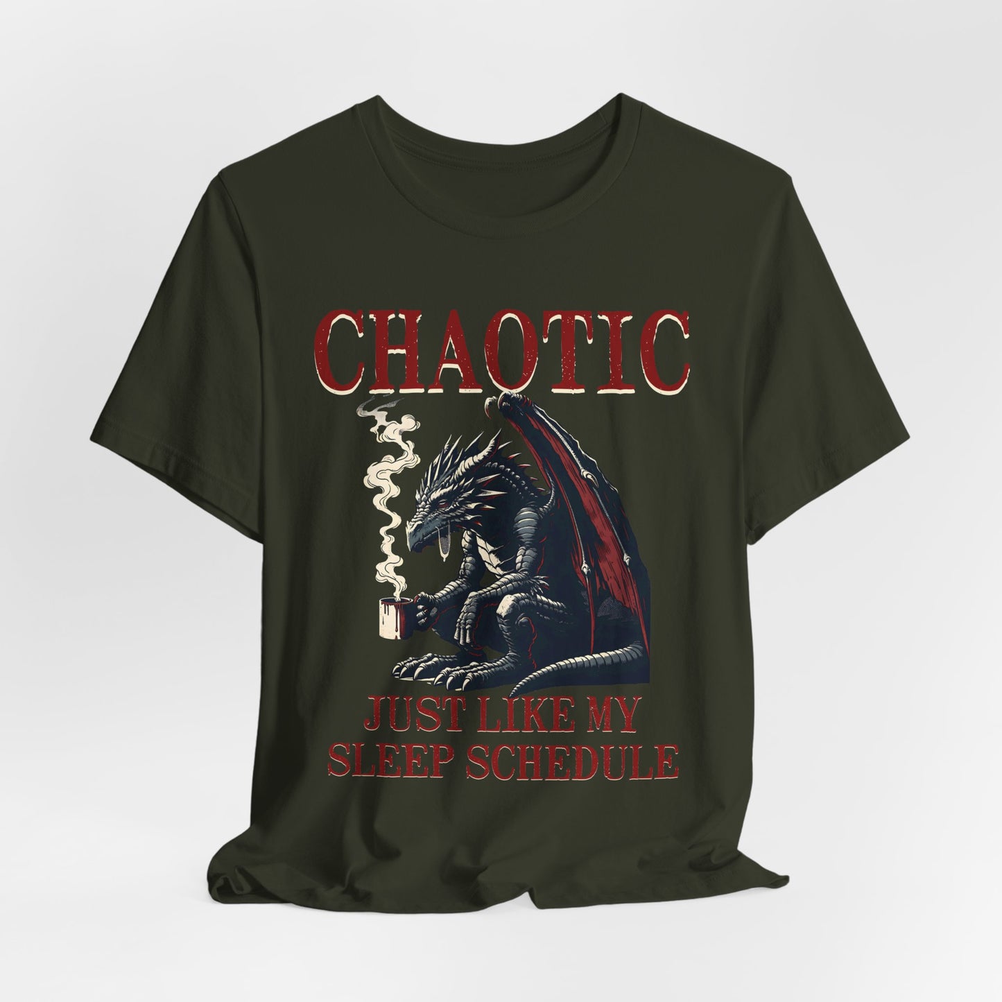 Dragon Coffee Tee - Chaotic Sleep Schedule Shirt