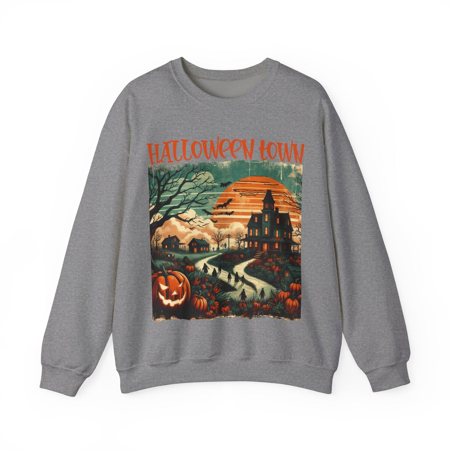 Halloween Town-Unisex Heavy Blend™ Crewneck Sweatshirt