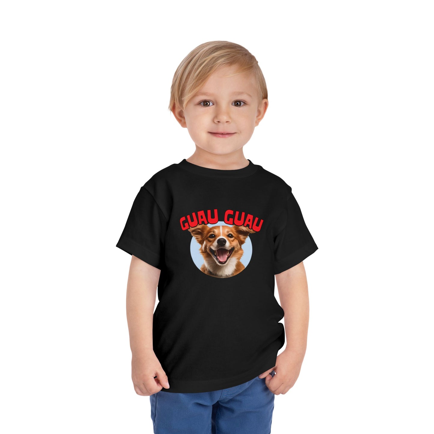 Cheerful Dog Tee for Toddlers | Cute Pet -T-Shirt