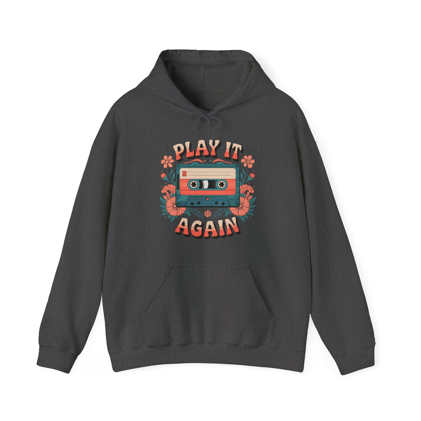 Retro Cassette Tape Hoodie - Play It Again