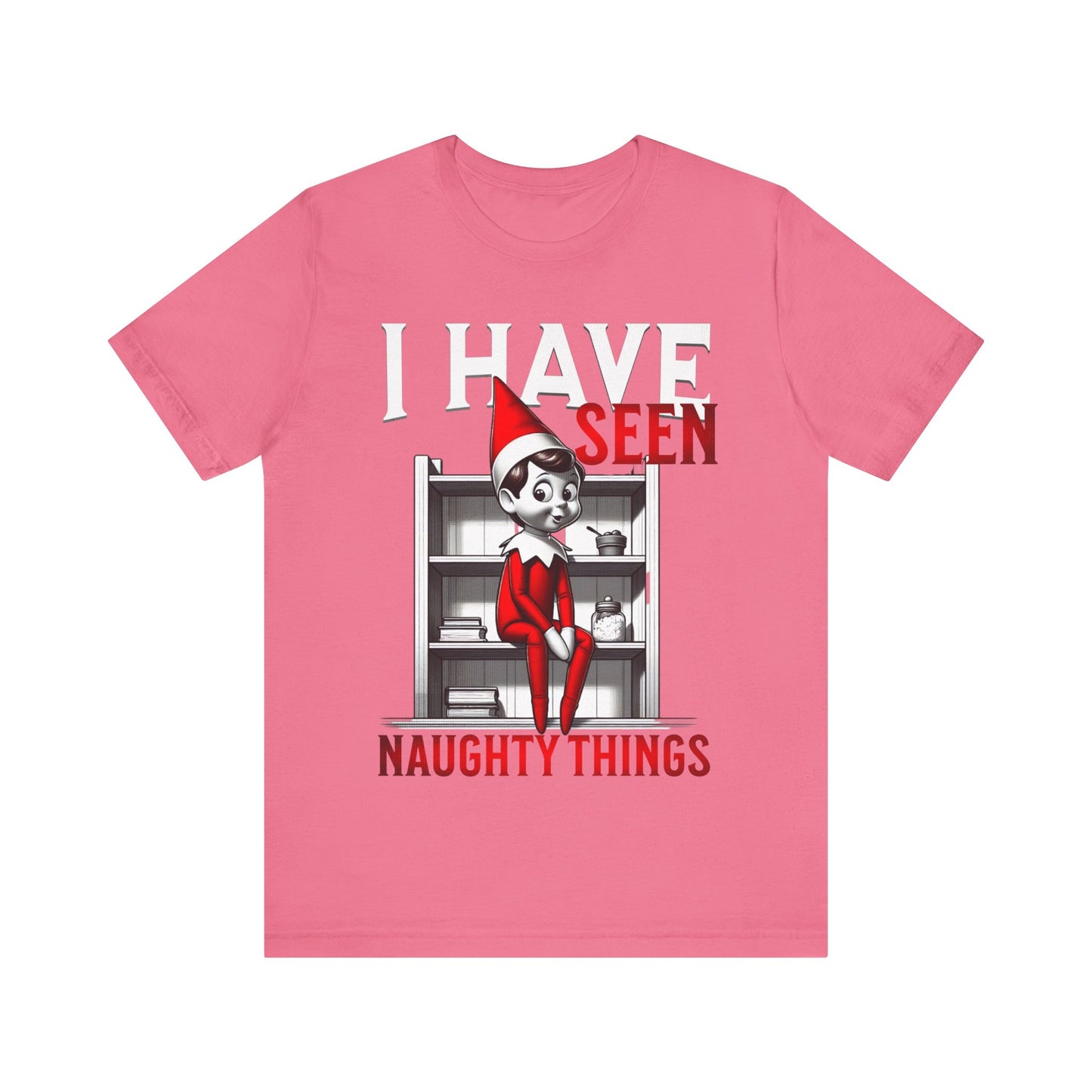 Elf on the Shelf Tee - 'I've Seen Naughty Things'