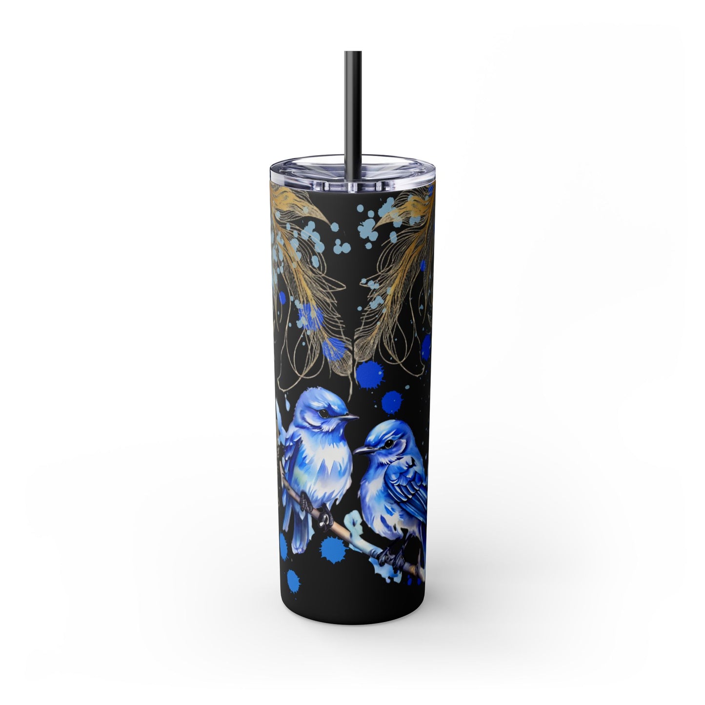 Tumbler Cup Bluebirds Design 20oz