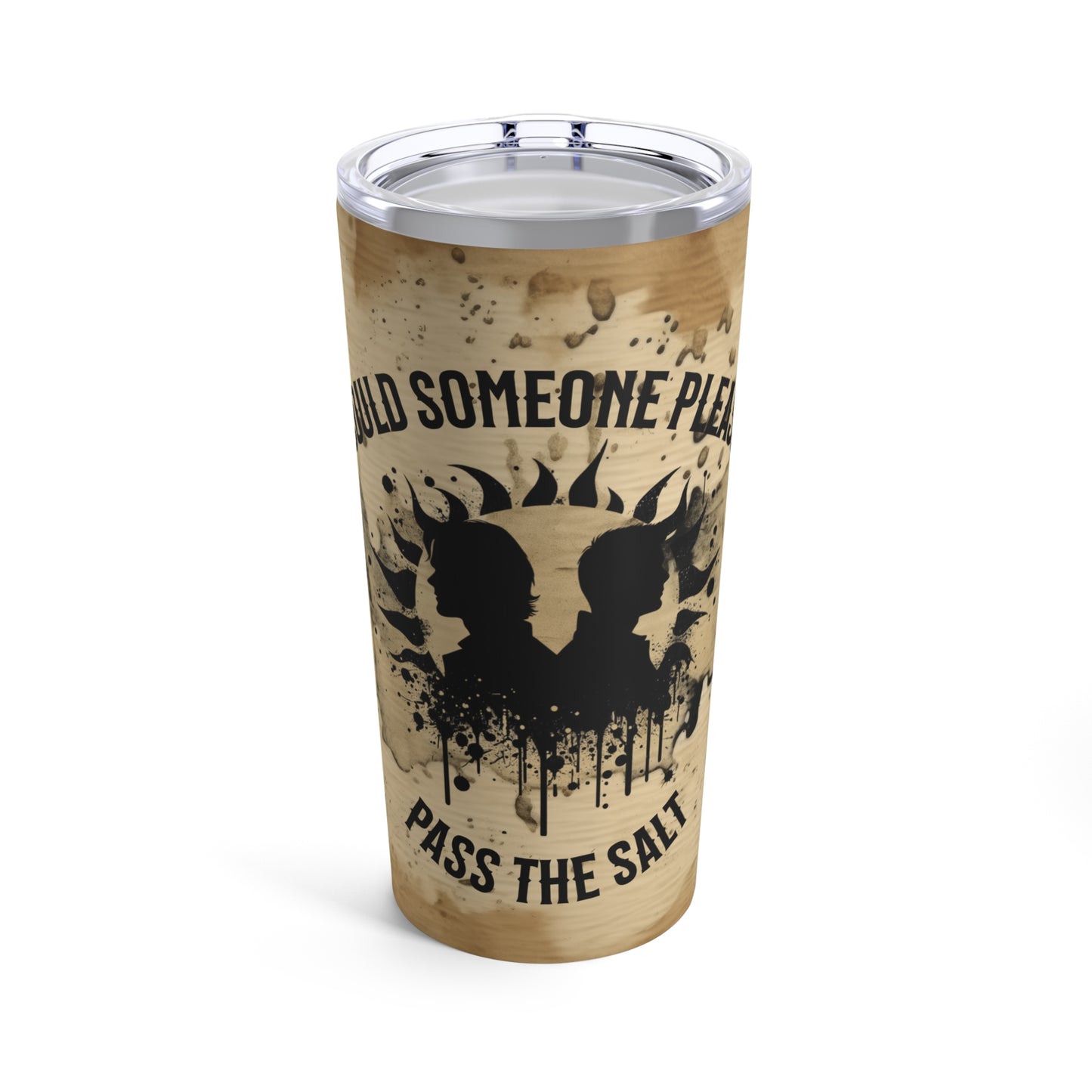Please pass the salt Supernatural tumbler 20oz