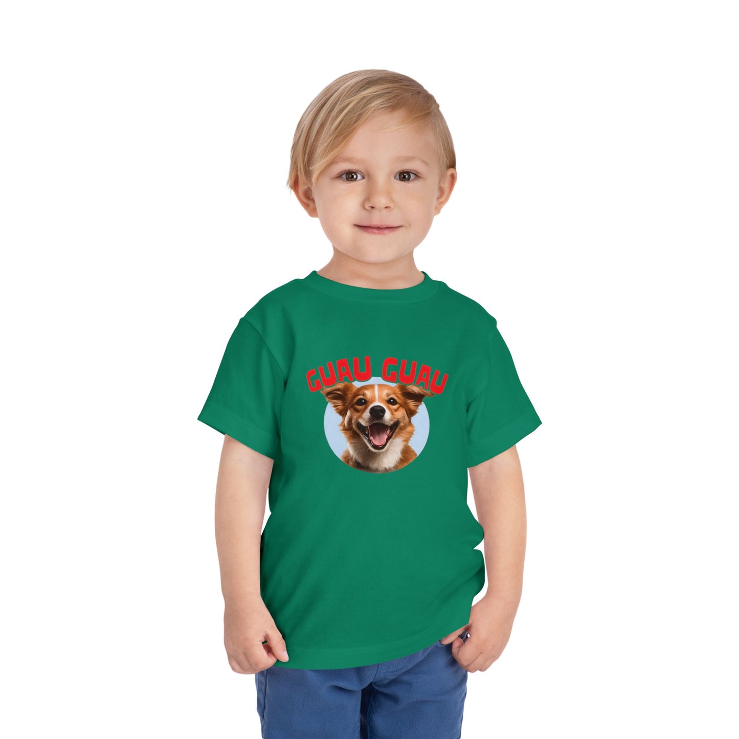 Cheerful Dog Tee for Toddlers | Cute Pet -T-Shirt