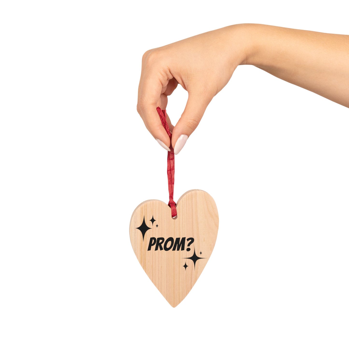 Wooden Promposal Keepsake
