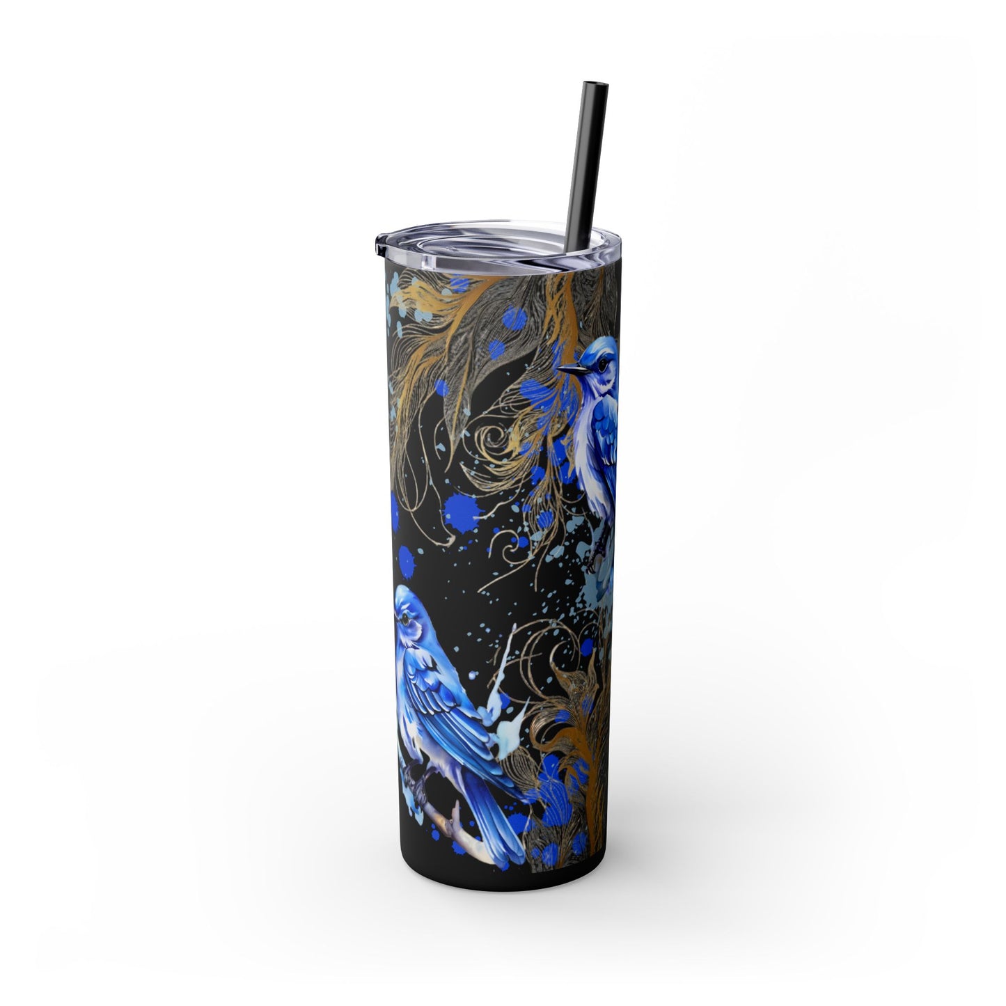 Tumbler Cup Bluebirds Design 20oz