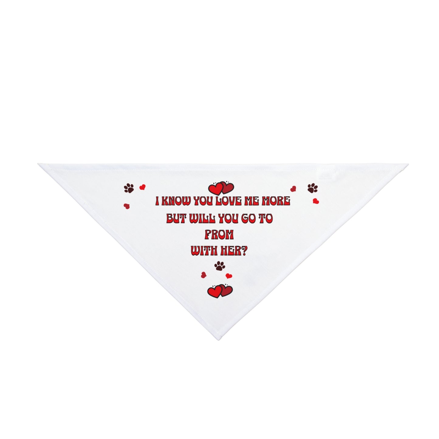 Prom with her? Pet Bandana