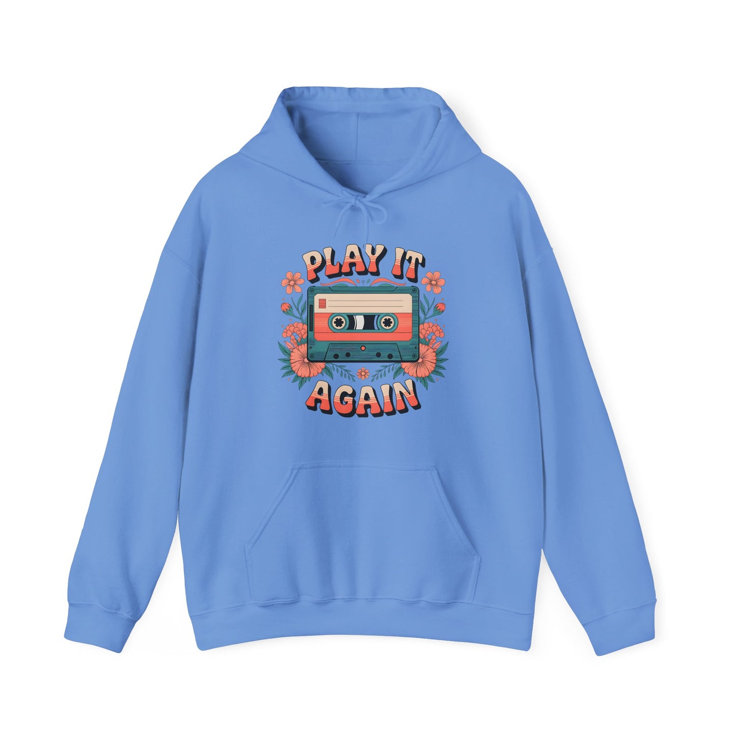 Retro Cassette Tape Hoodie - Play It Again