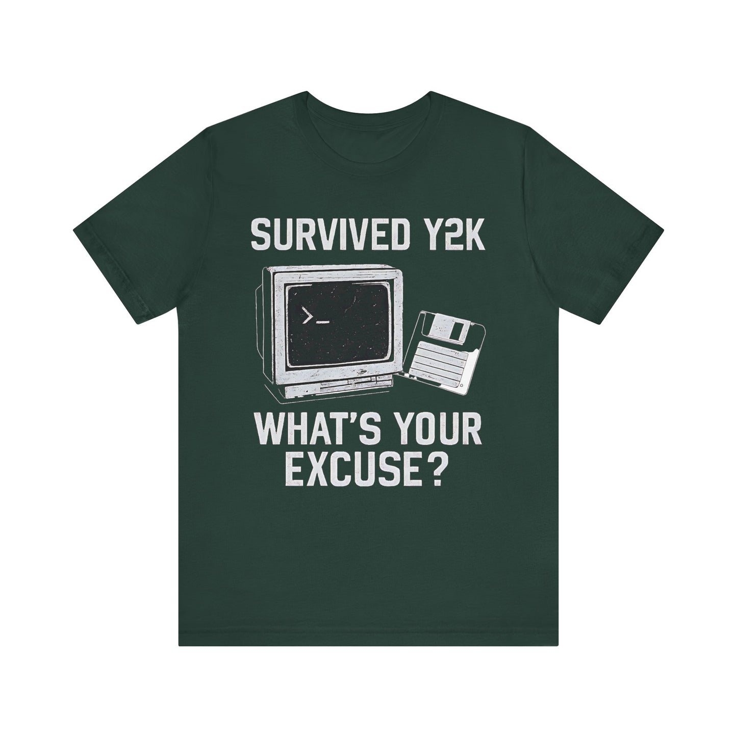 Y2K Survival Tee | Retro T-Shirt, Nostalgic Gift, Gift for Tech Lovers, Funny Graphic Tee, Birthday Gift for Nerds