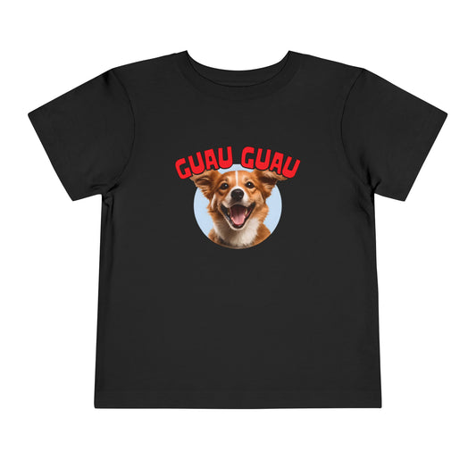 Cheerful Dog Tee for Toddlers | Cute Pet -T-Shirt