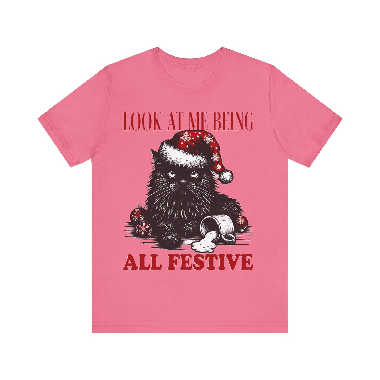 Christmas Cat festive- Tee