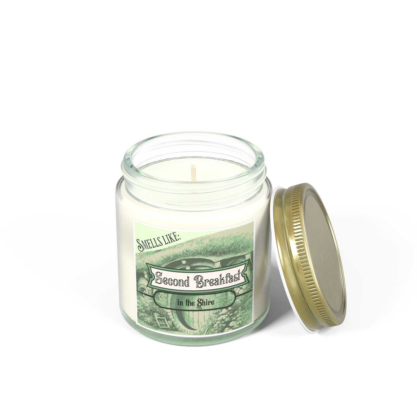 Scented Candle, Second Breakfast in the Shire, Coconut Apricot Wax, 4oz/9oz