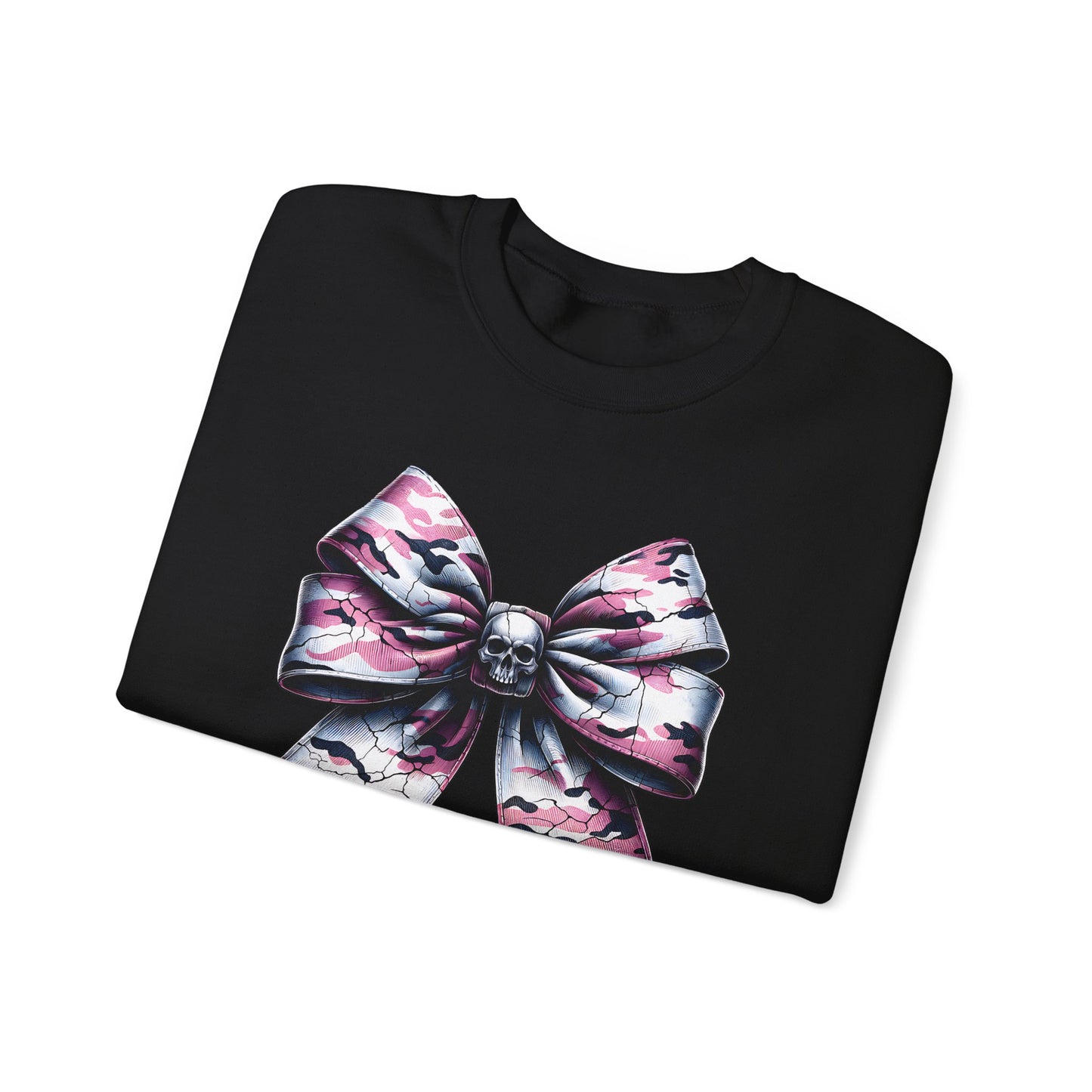 Pink Camo Bow Sweatshirt, Coquette Valentine's Day Heart Bow Sweatshirt, Retro Valentine Shirt, Valentines Day Bow Shirt, Coquette Bow T