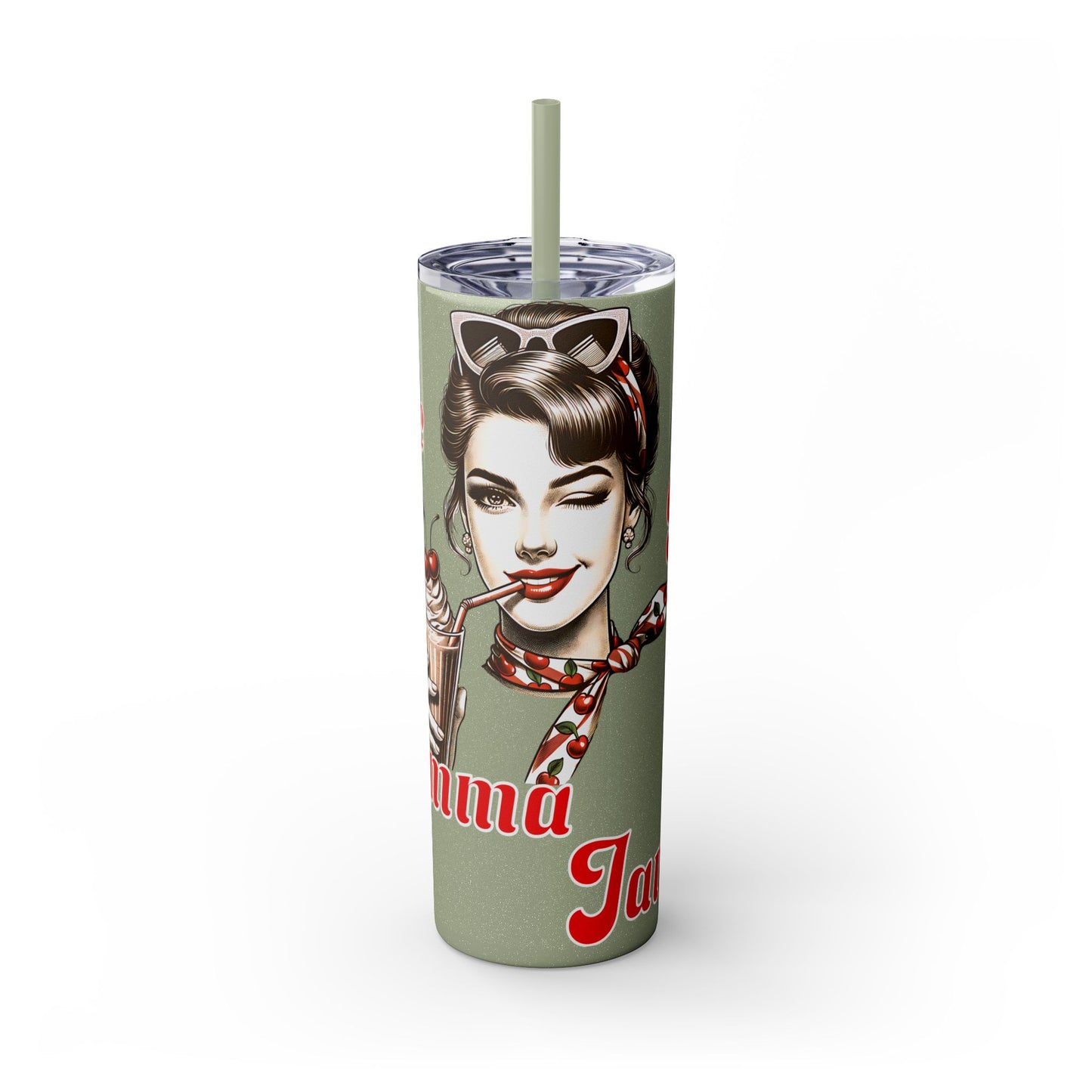 One bad mamma jamma vintage Skinny Tumbler