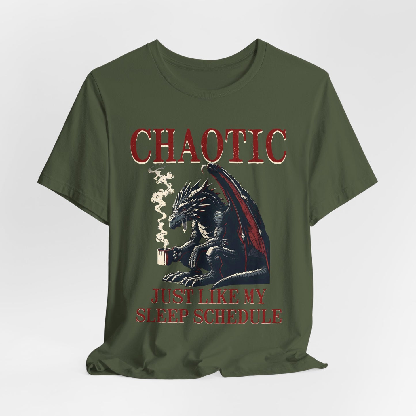 Dragon Coffee Tee - Chaotic Sleep Schedule Shirt