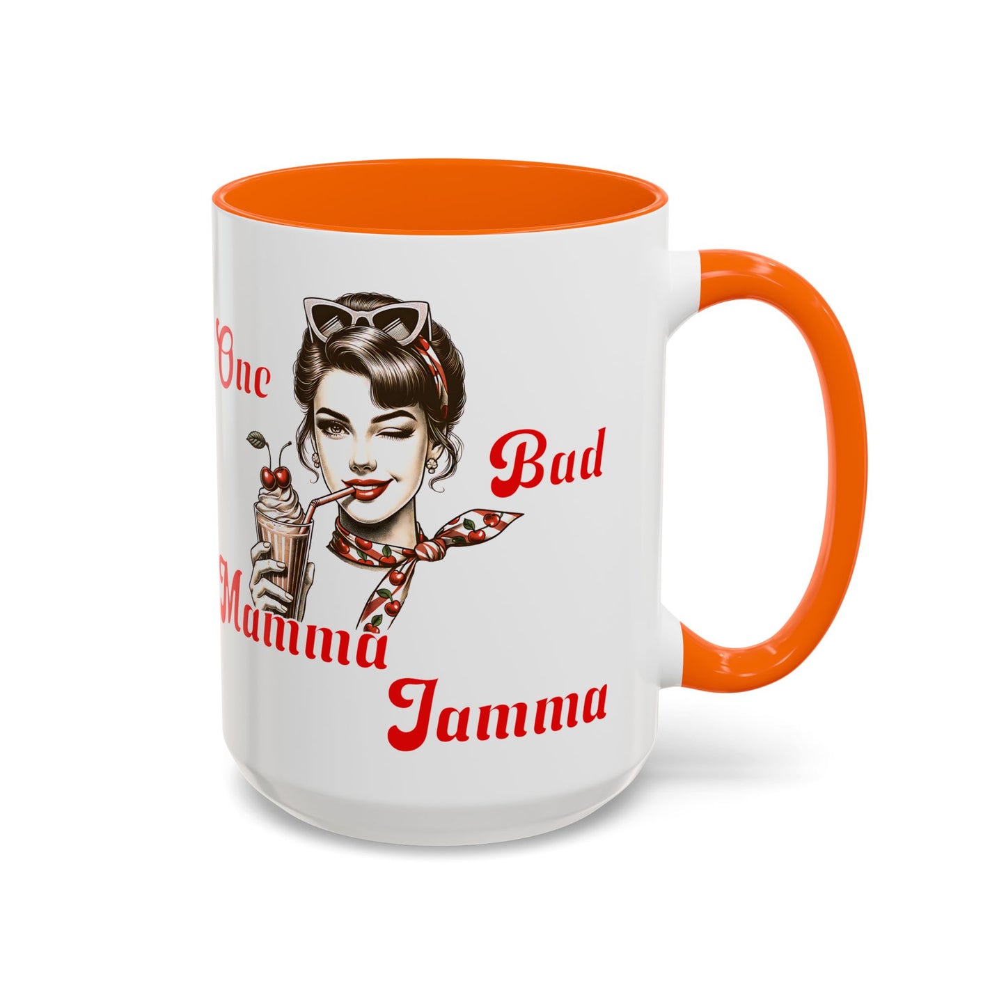 Mug - Vintage Woman One Bad Mamma Jamma