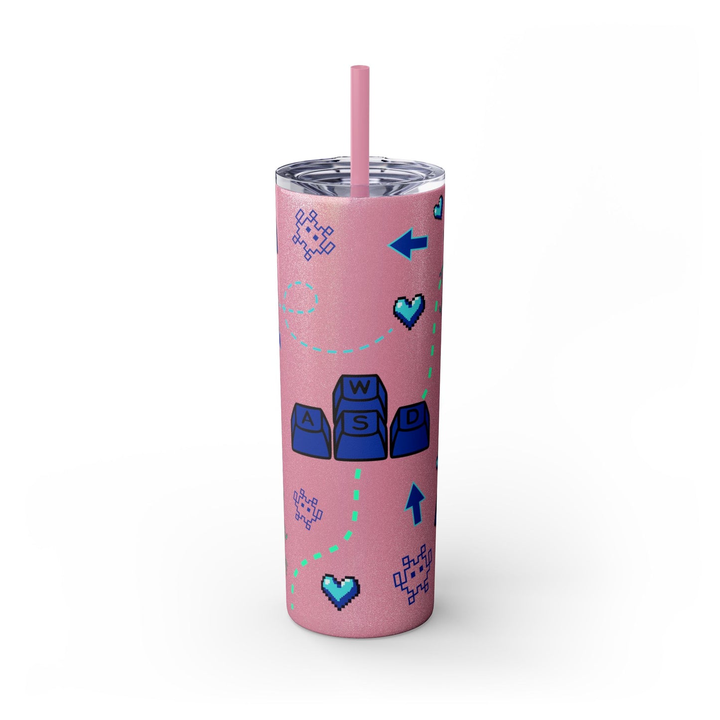 Gaming Tumbler - I Like the Way You Move, 20oz Skinny Tumbler with Straw