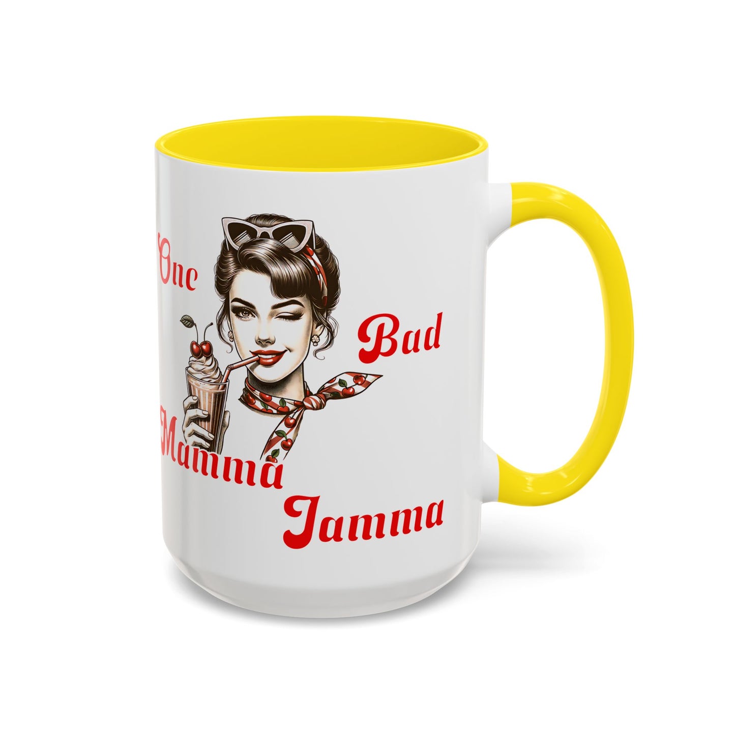 Mug - Vintage Woman One Bad Mamma Jamma