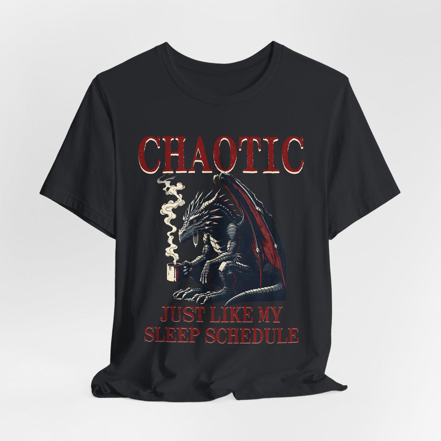 Dragon Coffee Tee - Chaotic Sleep Schedule Shirt