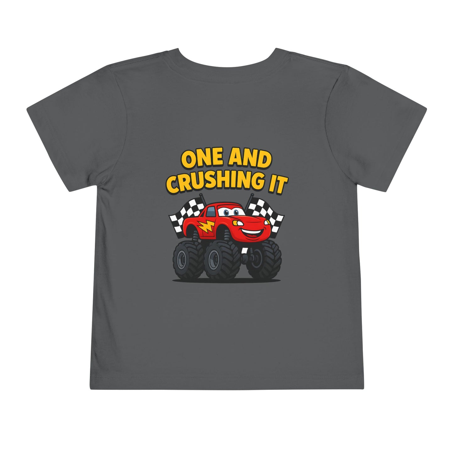 Toddler Tee Lightning McQueen Monster Truck 1st Birthday-Shirt
