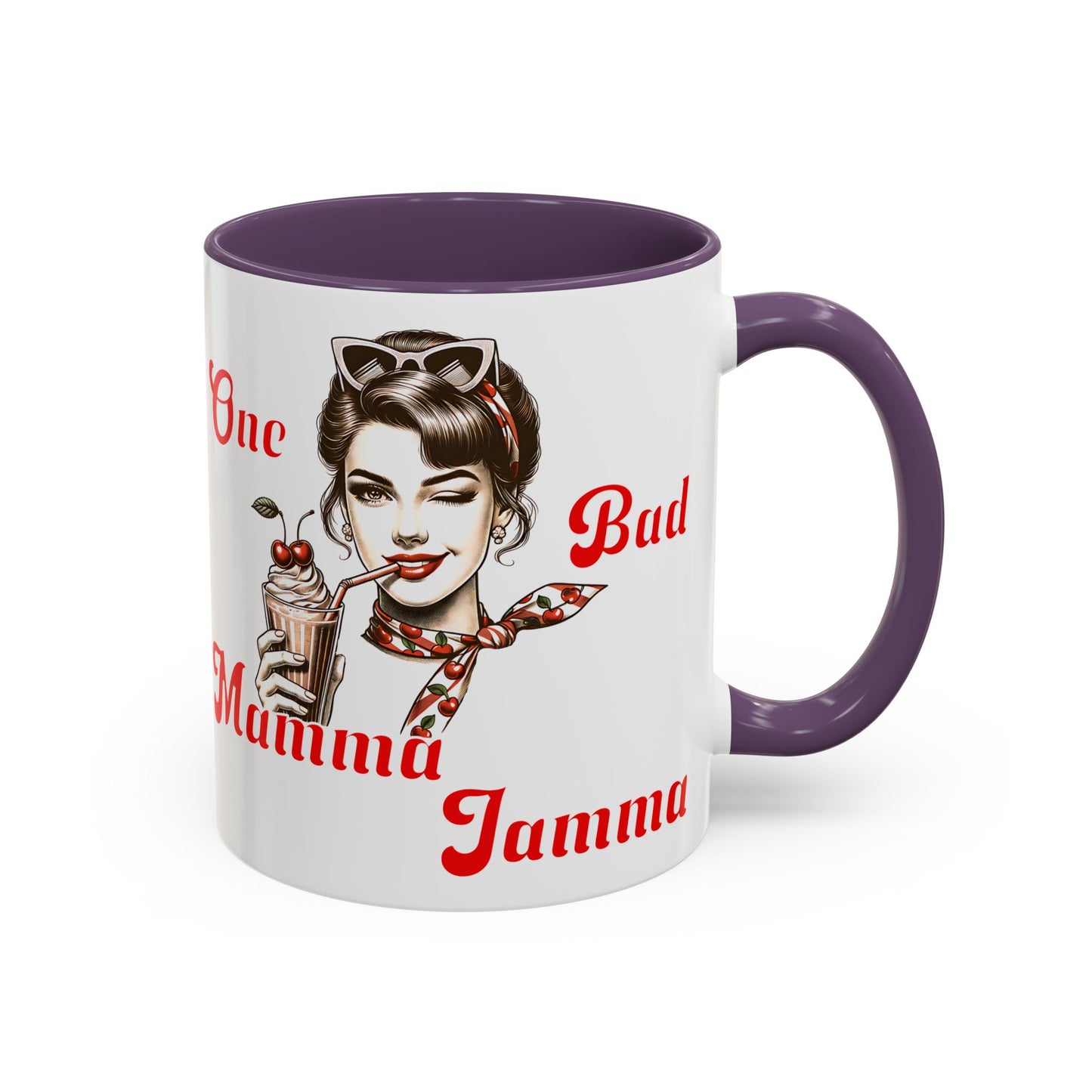 Mug - Vintage Woman One Bad Mamma Jamma