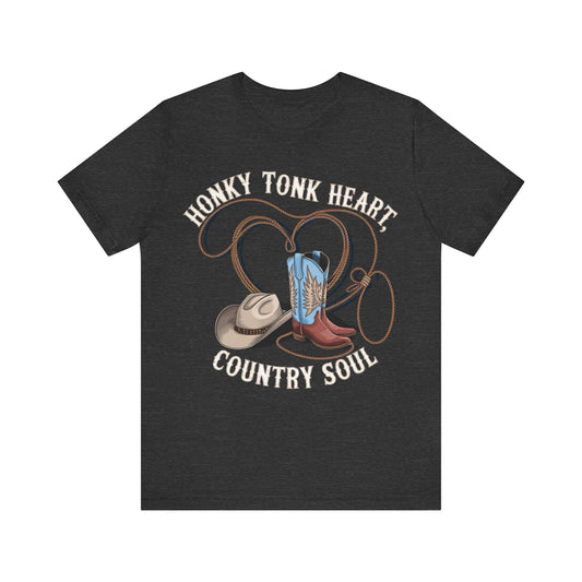 Honky Tonk Heart Country Soul T-Shirt