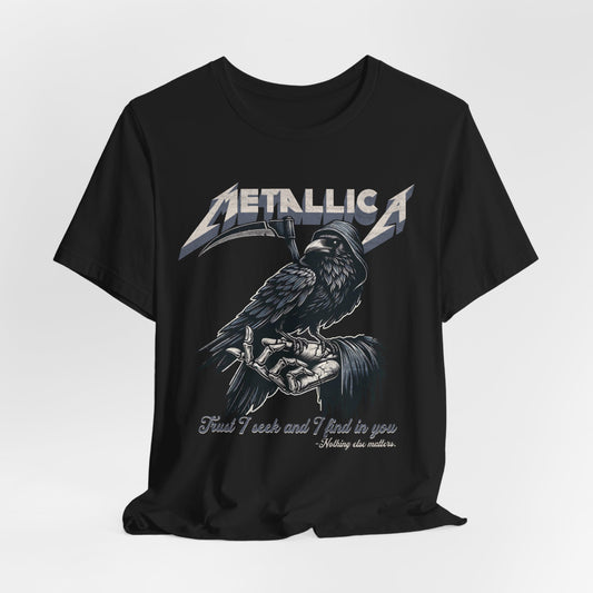 Metallica Inspired  Tee - Edgy Rock Graphic T-Shirt