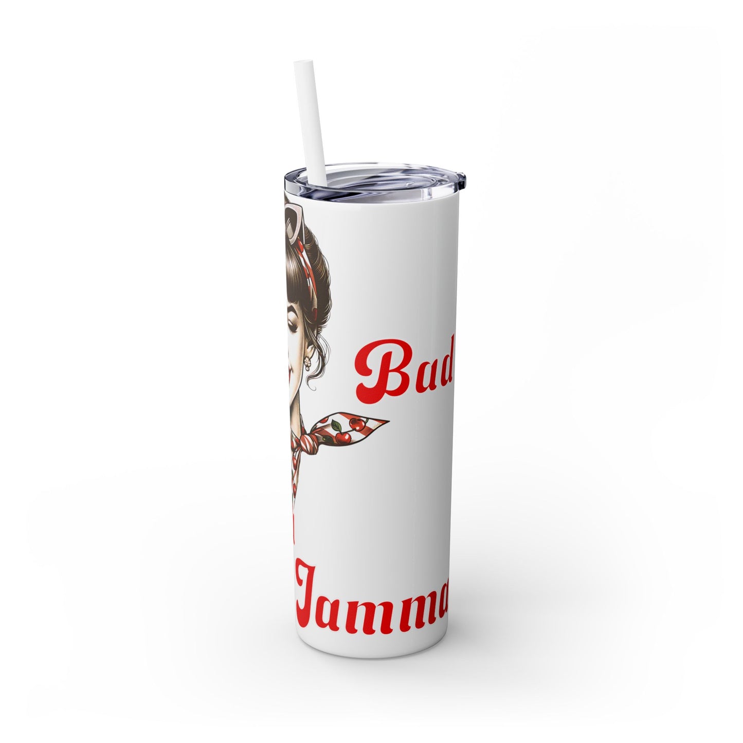 One bad mamma jamma vintage Skinny Tumbler