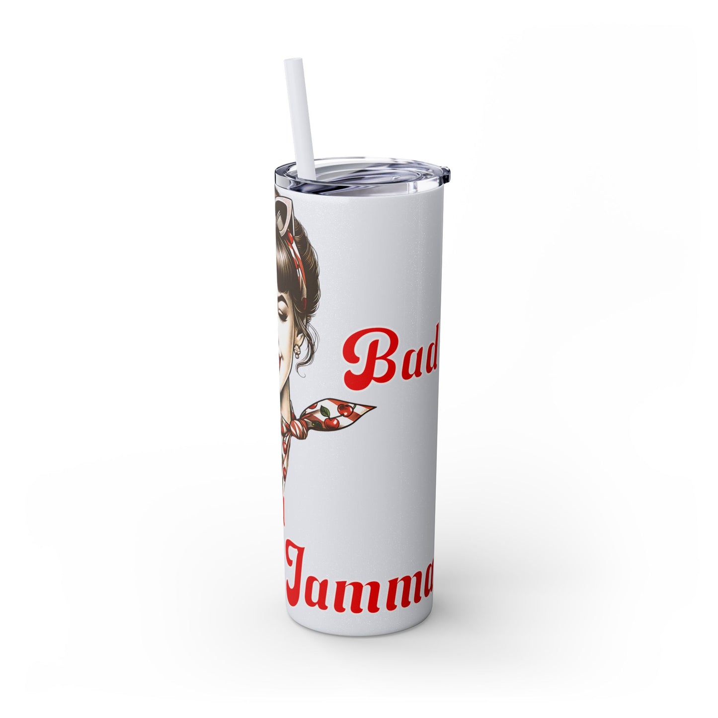 One bad mamma jamma vintage Skinny Tumbler
