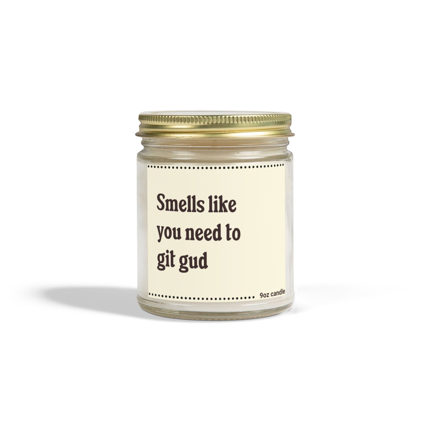 Gaming Candle - Coconut Apricot Wax Scented Candle - Smells Like You Need to Git Gud