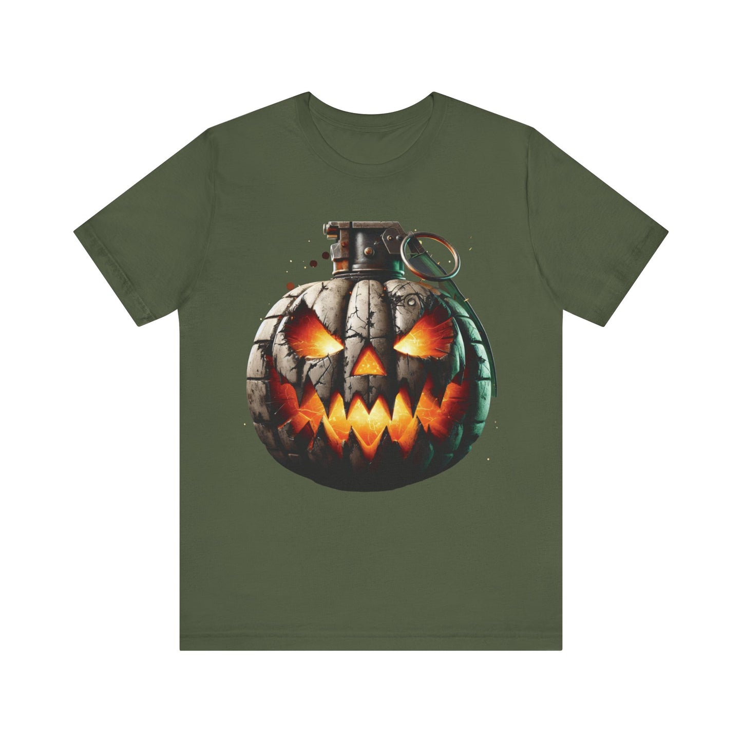 Pumpkin shirt, Pumpkin head grenade -T-shirt