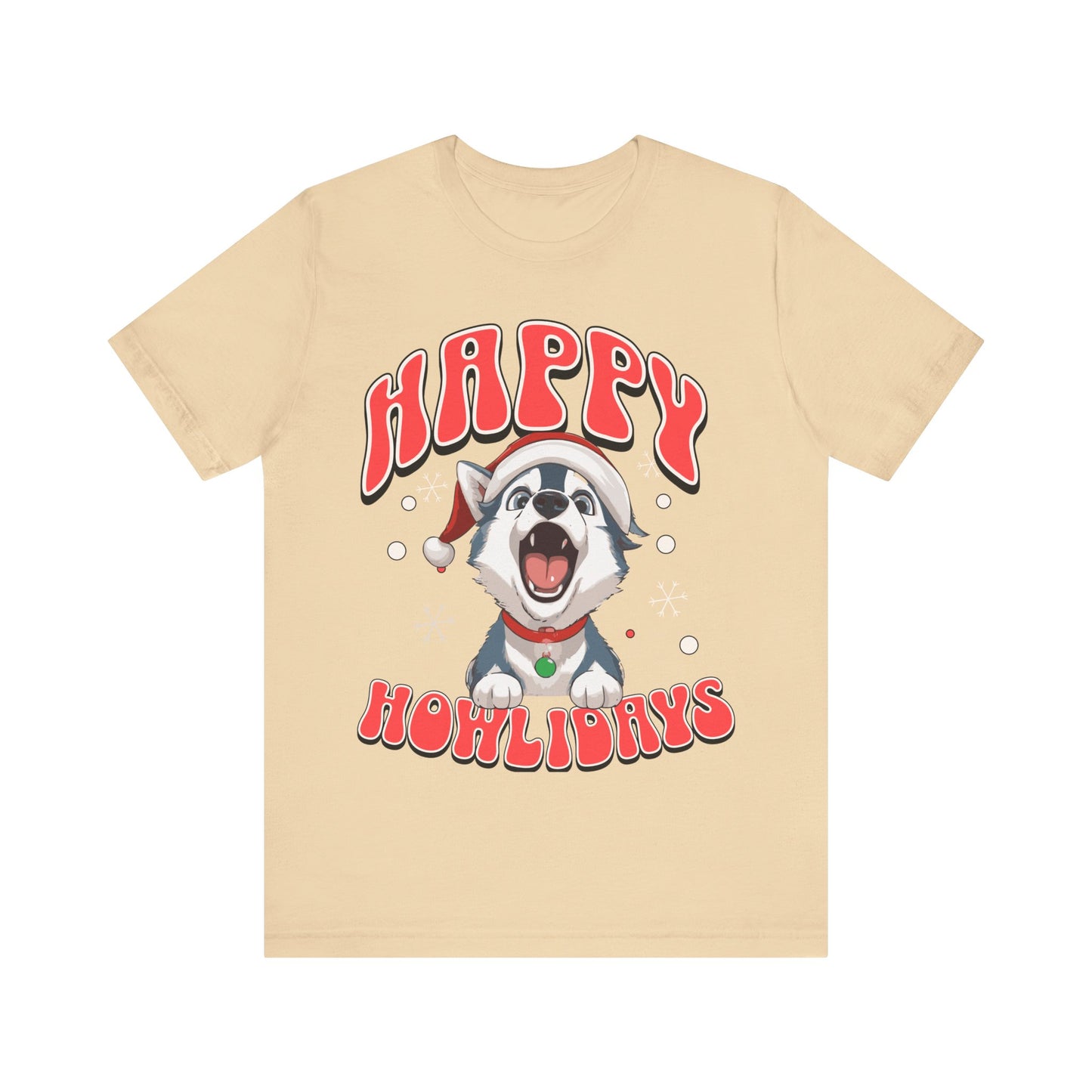 Christmas dog t-shirt | Funny Shirt | Funny dog christmas | Graphic T-Shirt | Gift for Her | Christmas T-shirt | Dog Mom| Howling Dog Tee
