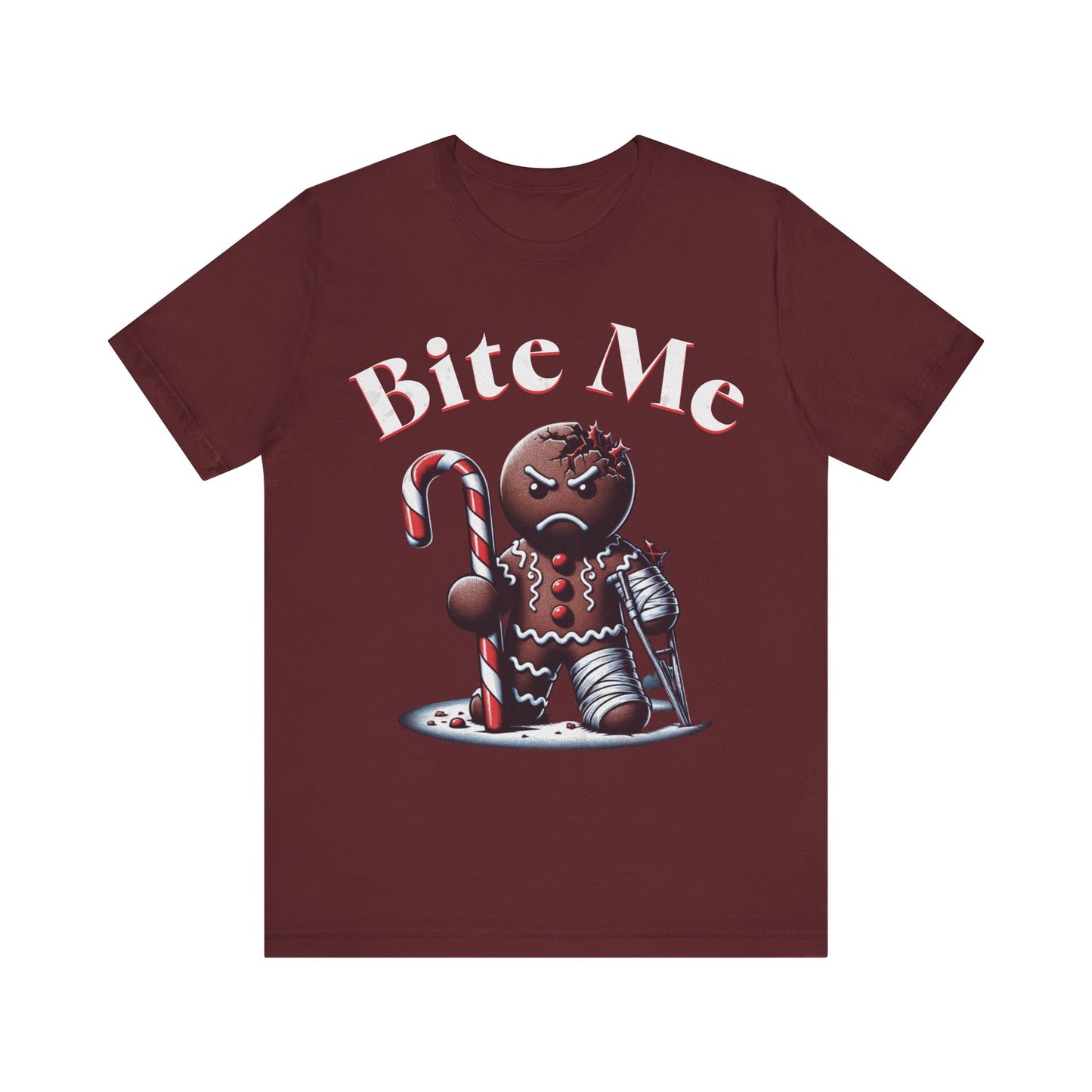 Christmas Gingerbread Bite Me- Tee