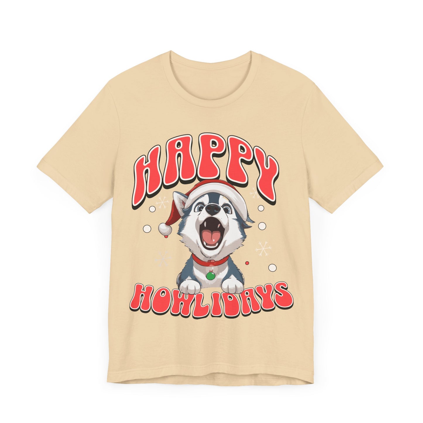 Christmas dog t-shirt | Funny Shirt | Funny dog christmas | Graphic T-Shirt | Gift for Her | Christmas T-shirt | Dog Mom| Howling Dog Tee