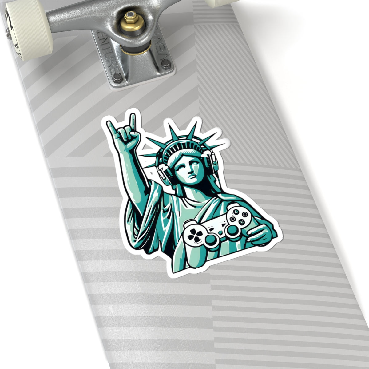 Gamer Stickers - Statue of Liberty Gaming Controller Design