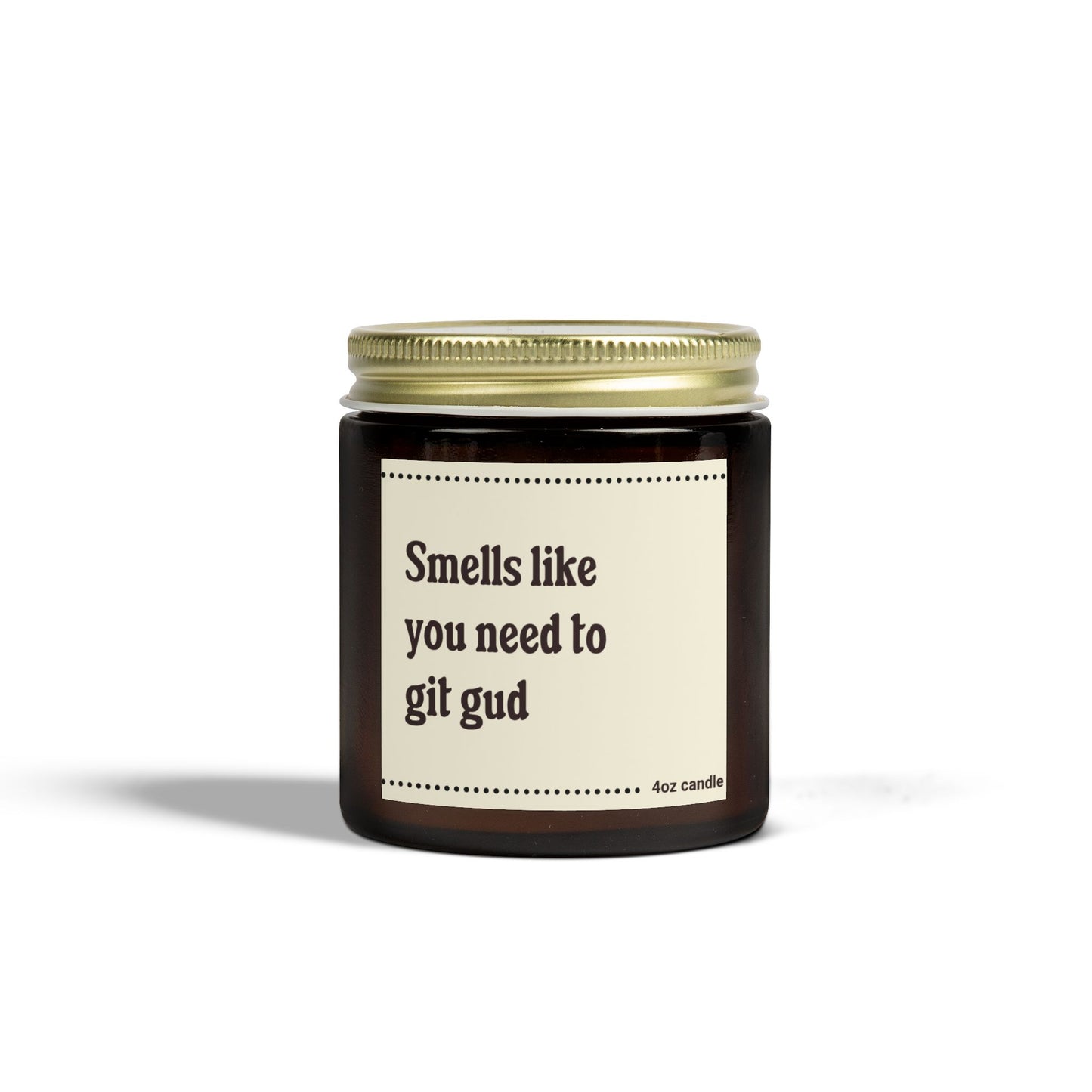 Gaming Candle - Coconut Apricot Wax Scented Candle - Smells Like You Need to Git Gud