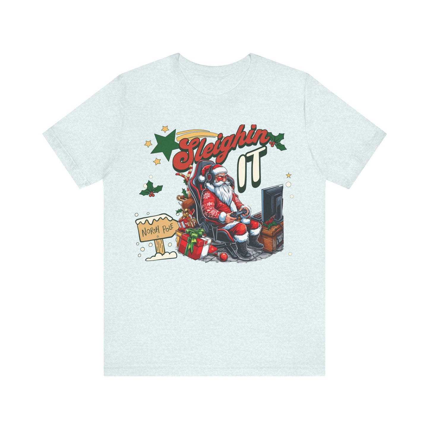 Christmas Santa Family Shirt, Christmas Santa gaming tee