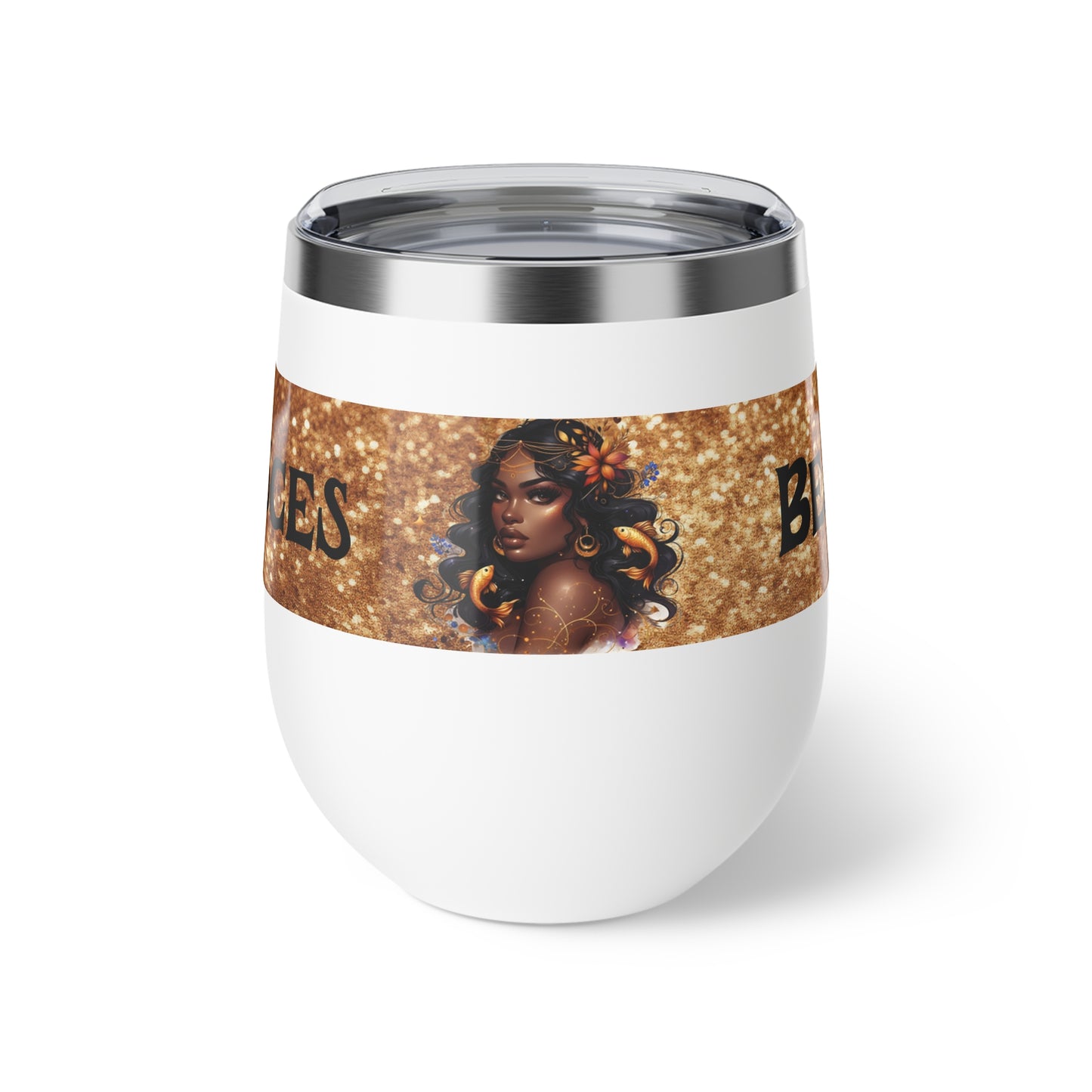Pisces Beauty Copper Vacuum Insulated Cup, 12oz